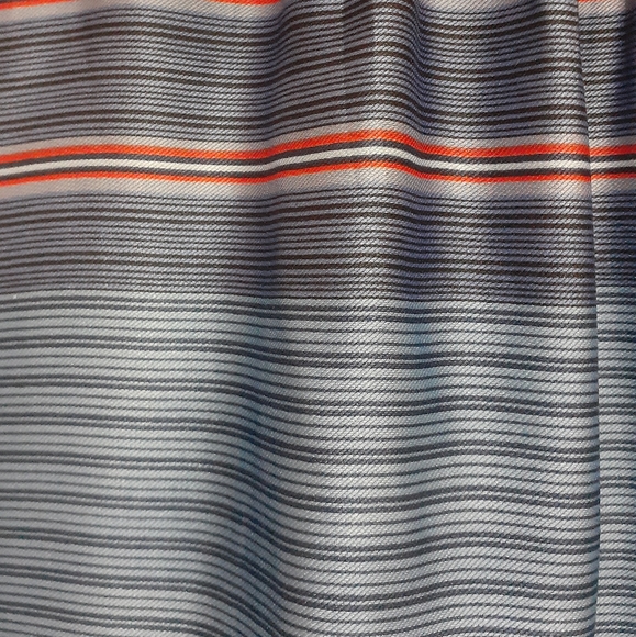 Loft (Ann Taylor) Women's Size XS Satin Shift Dress Blue Stripe - Picture 5 of 7